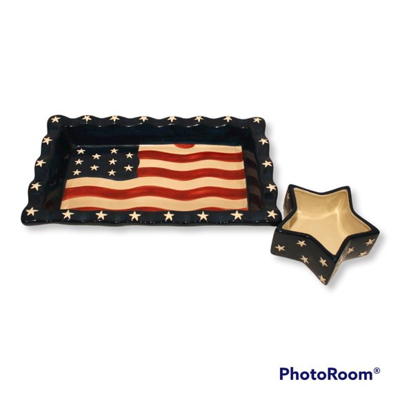 Home Interiors Dining Vtg Home Interiors 202 American Flag